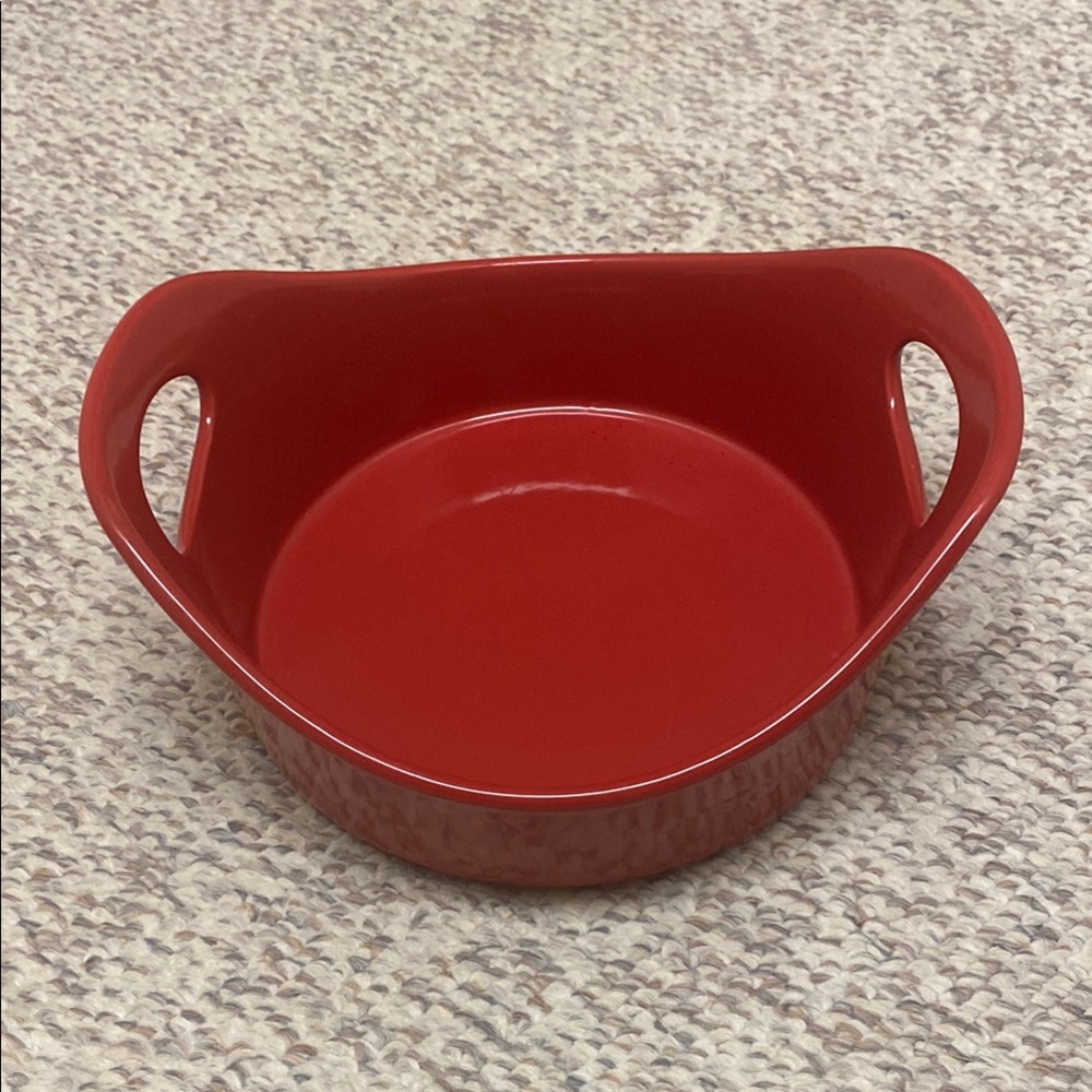 Red Ceramic Baking Dish